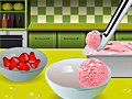 խաղ Homemade Strawberry Ice Cream