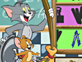 խաղ Tom and Jerry Classroom Clean Up