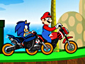 խաղ Mario Vs Sonic Racing