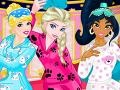 խաղ Princess: Slumber Party Funny Faces 