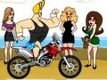 խաղ Johnny Bravo Beach Stunt