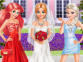 խաղ Frozen And Ariel Wedding