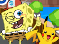 խաղ Sponge Bob Pokemon Go