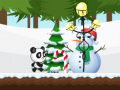 խաղ Christmas Panda Run