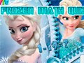 խաղ Frozen Math Quiz