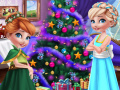 խաղ Sisters Christmas Room Prep