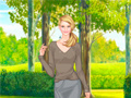 խաղ Helen Dog Walking Dress Up
