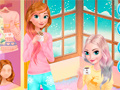 խաղ Sisters Cozy Time