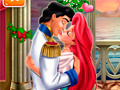 խաղ Mermaid Princess Mistletoe Kiss