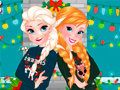 խաղ Sisters Ugly Xmas Sweater