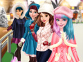 խաղ Princesses Go Ice Skating