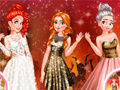 խաղ Princesses Glittery Party