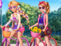 խաղ Princesses Bike Trip
