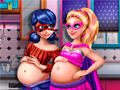 խաղ Hero Dolls Pregnant BFFs