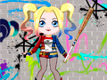 խաղ Cute Harley Quinn Dress Up