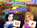 խաղ Cinderella & Barbie Teen Rivalry