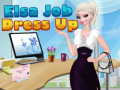 խաղ Elsa Job Dress Up
