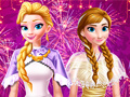 խաղ Ellie and Annie New Year Eve Party