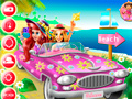 խաղ Princesses Beach Trip