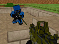 խաղ Blocky Combat Swat