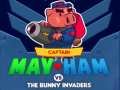 խաղ Captain May-Ham vs The Bunny Invaders