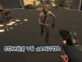 խաղ Zombie vs Janitor