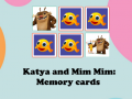 խաղ Kate and Mim Mim: Memory cards