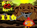 խաղ Monkey Go Happy Stage 116
