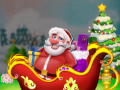 խաղ Little Elsa Clean Christmas Carriage