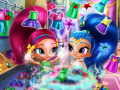 խաղ Shimmer And Shine Wardrobe Cleaning