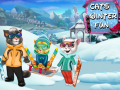 խաղ Cats Winter Fun