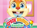 խաղ Crazy Animals Dentist