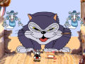 խաղ Cuphead Against the Crazy Cat