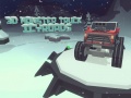 խաղ 3D Monster Truck: Icy Roads