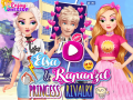 խաղ Elsa and Rapunzel Princess Rivalry