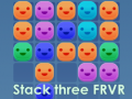 խաղ Stack three FRVR