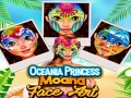 խաղ Oceania Princess Moana Face Art