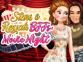 խաղ Stars & Royals BFFS: Movie Night