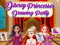 խաղ Disney Princesses Drawing Party