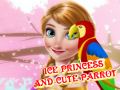 խաղ Ice Princess And Cute Parrot