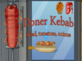 խաղ Doner Kebab Salad, Tomatoes, Onions