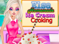 խաղ Elsa Homemade Ice Cream Cooking