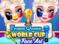 խաղ Frozen Queen World Cup Face Art