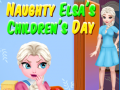 խաղ Naughty Elsa’s Children’s Day
