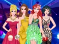 խաղ Princesses Graduation Party Night