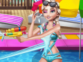խաղ Sisters Pool Party