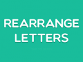 խաղ Rearrange Letters