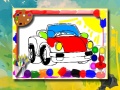 խաղ Cartoon Cars Coloring Book