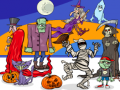 խաղ Find 5 Differences Halloween