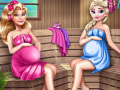 խաղ Cute Mommies Pregnant Sauna